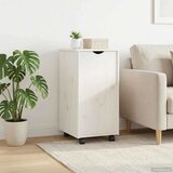  Mobilni ormar Bijelo 34 x 39 x 65,5 cm Čvrsto borovo drvo | Eponuda.com