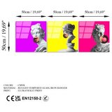 WALLXPERT (dekorativna slika od kaljenog stakla (3 komada)uv 855 50 x 50 | ePonuda.com
