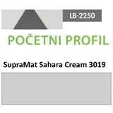 profil Zidni MDF Početni LB-2250-A SupraMat Sahara Cream (3019) 2800x115x12mm ( 026-095 )