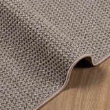 Tepisi za područja HUARTE Sivo-smeđa 120 x 120 cm Poliester - Sivo-smeđa 120 x 120 cm | shoptok.hr
