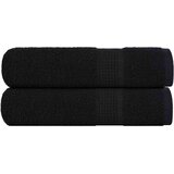 vidaXL Kopalne brisače 2 kos črna 100x150 cm 360 g/m² 100% bombaž | Shoptok.si