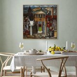  Slika - Frida Kahlo – My Dress Hangs There 40x40 U prirodnom drvenom okviru | shoptok.hr