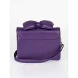 Shelvt Small purple women's handbag with bow | Shoptok.si