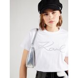 Karl Lagerfeld rhinestone logo t-shirt Bijela | shoptok.hr