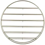 Zidni metalni držač za boce vina u zlatnoj boji broj boca 12 kom 80x80x9 cm Redondo –