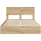  s od storage Sonoma hrast 135 x 190 cm Konstruirano drvo | shoptok.hr
