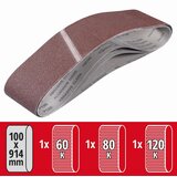 Einhell 3-delni set brusnih traka 100x914mm (G120) 49914605 | Eponuda.com