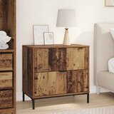 vidaXL Noćni ormarić Staro drvo 63.5 x 36 x 61 cm Konstruirano drvo Cijene