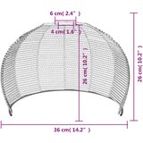  Sjenilo za stropnu svjetiljku Ø 36 x 26 cm od željeza i papira | shoptok.hr