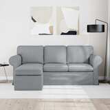 SOFA Svijetlo siva 195 x 138 x 80 cm tkanina | shoptok.hr