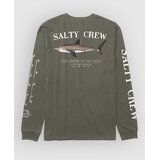Salty Crew Bruce Majica z dolgimi rokavi dusty olive | Shoptok.si