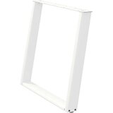  Noge za jedilno mizo v obliki črke U, 2 kosa, bele barve, 100 x (72-73) cm, jeklo, (22123884) | Shoptok.si