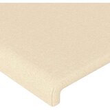  Uzglavlje krem 183 x 16 x 118/128 cm od tkanine | shoptok.hr