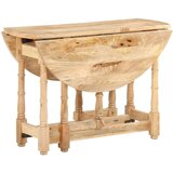  Blagovaonski stol okrugli 110 x 76 cm od masivnog drva manga | shoptok.hr