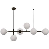  Visilica na sajli ALISA 6xE14/40W/230V crna | Eponuda.com