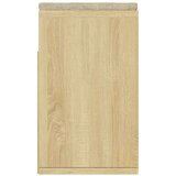 vidaXL klupa za cipele s jastukom boja hrasta 104x30x49 cm od iverice | shoptok.hr