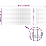 Euro ograda 25 x 1 m čelična siva | shoptok.hr