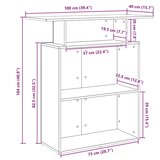  Recepcijski stol Sonoma hrast 100x40x104 cm Konstruirano drvo | shoptok.hr