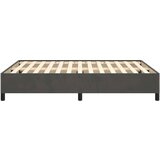  Za krevet tamnosivi 140 x 190 cm baršunasti | shoptok.hr