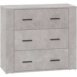  Komoda siva boja betona 80 x 33 x 70 cm od konstruiranog drva | shoptok.hr