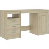  Radni stol boja hrasta sonome 140 x 50 x 76 cm od iverice | shoptok.hr