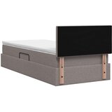  Krevet s madracem i skladištem Sivosmeđa 90 x 190 cm Baršun | shoptok.hr