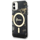 Guess originalni marmor ovitek GUHMN61HTMRSK z magsafe za iphone 11 / iphone xr - črn Cene
