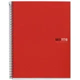zvezek A5, črtast, 150-listni, 70g basic MR2834 rdeč