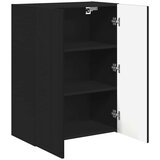 TV stenska omara Črna 59,5 x 31 x 80 cm Konstruiran les, (5000092213) | Shoptok.si