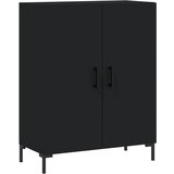 The Living Store Komoda črna 69,5x34x90 cm inženirski les - Komoda, (21503356) | Shoptok.si