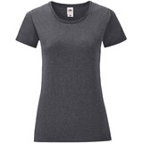 Fruit Of The Loom Iconic Grey Women's T-shirt in combed cotton Cijene