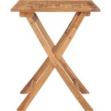  Sklopivi vrtni blagovaonski stol 90x60x75 cm masivna tikovina | shoptok.hr