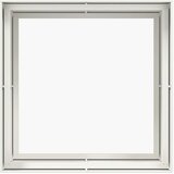vidaXL Sadilnik Bela 100x100x80 cm Jeklo | Shoptok.si