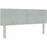  s opruga kutije Svijetlo siva 190 x 140 cm Baršun | shoptok.hr
