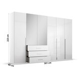 home24 Omara S Klasičnimi Vrati Montclar, Bela | Shoptok.si