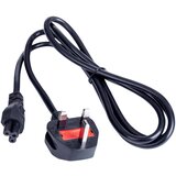 Akyga tok priključni kabel [1x deteljičast ženski konektor C5 - 1x VB vtič] 1.50 m črna, (20414323) | Shoptok.si