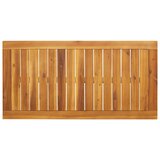  Vrtni blagovaonski stol 110 x 56 x 75 cm masivno bagremovo drvo | shoptok.hr