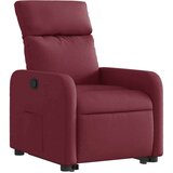  Naslonjač na podizanje od tkanine crvena boja vina | shoptok.hr