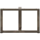  Noge za klub stolić T-oblika 2 kom Crne 60x25x(42-43) cm Čelik | shoptok.hr