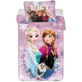 Jerry Fabrics Bombažna otroška posteljnina za otroško posteljico 100x135 cm Frozen "Purple" – | Shoptok.si