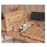 Hanah home Set trpezarijski sto, 2 trpezarijske stolice i klupa Vina 1053 Orah | Eponuda.ba