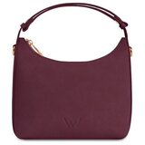Vuch Ručna torba Nera Suede Wine, 17 x 23 cm Slike