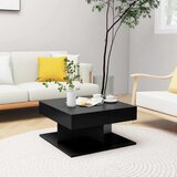  Stolić za kavu crni 57 x 57 x 30 cm od konstruiranog drva | shoptok.hr
