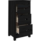  Komode 2 kom crne 40x35x80 cm od masivne borovine | Eponuda.ba