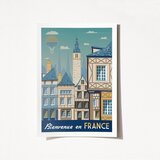 Wallity poster Bienvenue En France-1959, 50x70 cm | ePonuda.com