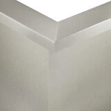  Zid za zadržavanje 2 kom. 50 x 50 x 30 cm Nehrđajući čelik - Nehrđajući čelik 50 x 50 x 30 cm 2 x 270° kut | shoptok.hr