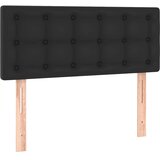  s oprugama i madracem crni 90 x 200 cm od umjetne kože | shoptok.hr
