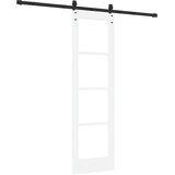  Klizna vrata Bijela i crna 61 x 198,5 cm | shoptok.hr