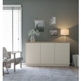 Marckeric Bež komoda u dekoru hrasta 152x84x40 cm Loreta – | shoptok.hr
