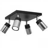 SPOT svetiljka NEST 4xGU10/8W/230V crna/hrom | Eponuda.com
